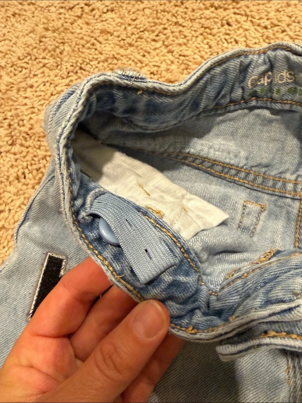 GAP Light Blue Emoji Patch Jeans